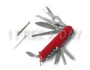 13 in 1 Multifunctional Army Knife - Red 