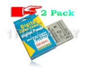 2 Pack 1000mAh NB-4L Li-Ion Digital Camera Replacement Battery for Canon 