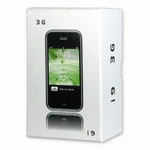 i9 3G Quadband Dual SIM Standby Cell phone MP3/4 Unlocked White Elegant Version 